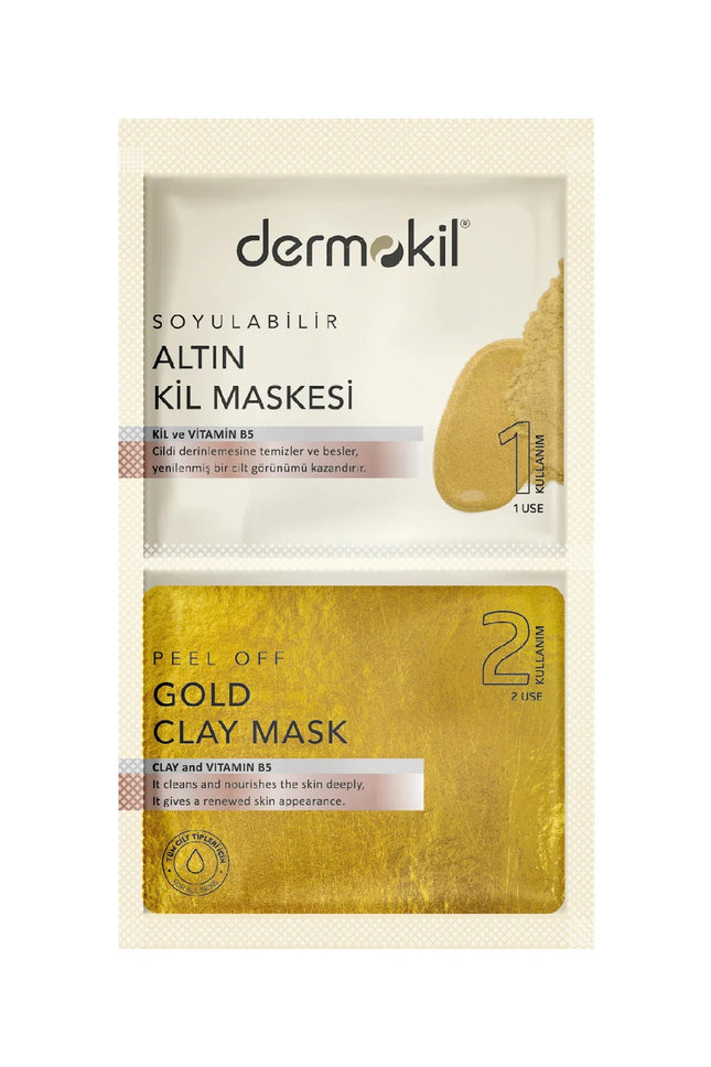 DERMOKIL Peelable Gold Mask 2*7.5ml