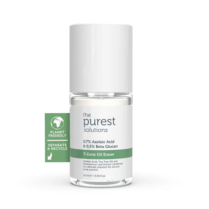 The Purest Solutions 0.7% Azelaic Acid & 0.5% Beta Glucan T-Zone Oil Eraser 10ml