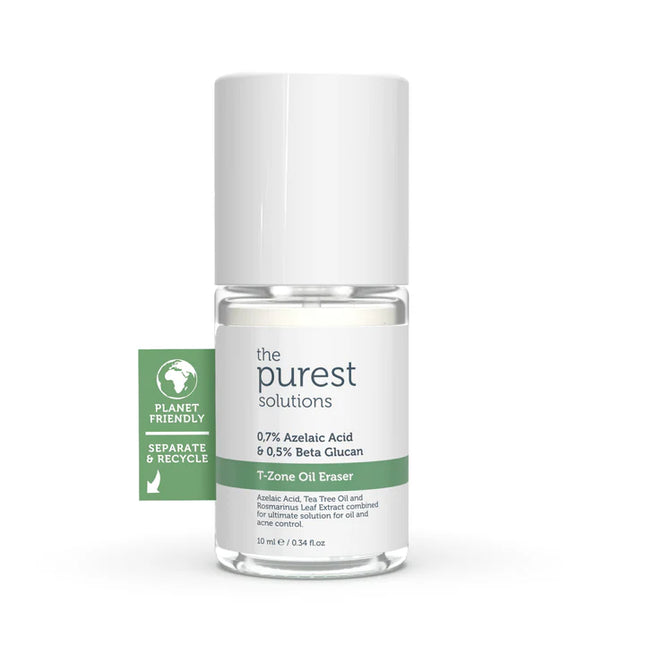The Purest Solutions 0.7% Azelaic Acid & 0.5% Beta Glucan T-Zone Oil Eraser 10ml