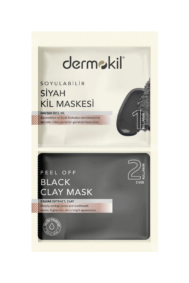 DERMOKIL Peelable Black Mask 2*7.5ml