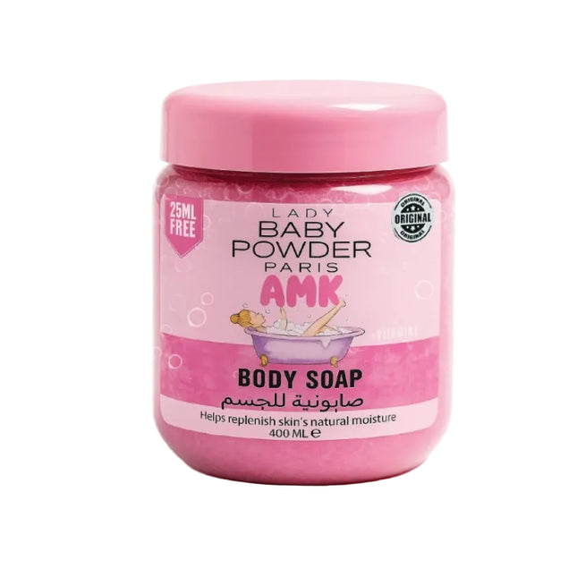 Lady Baby Powder AMK Body Soap 400ml