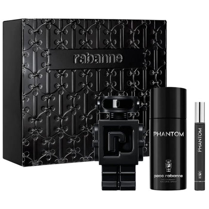 Rabanne Phantom EDP 100Ml + EDP 10Ml + Deodorant 150Ml Gift Set For Men