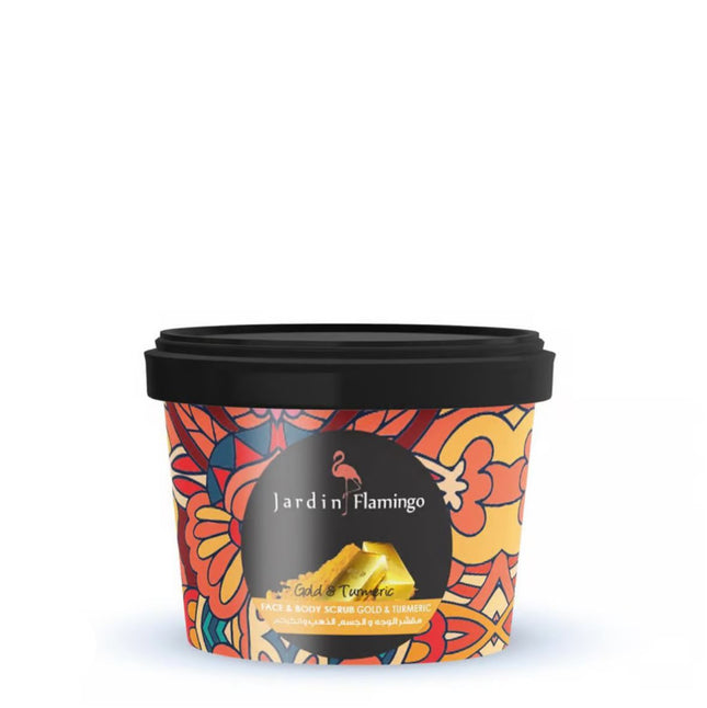 Jardin Flamingo Gold And Turmeric Face And Body Scrub 400g