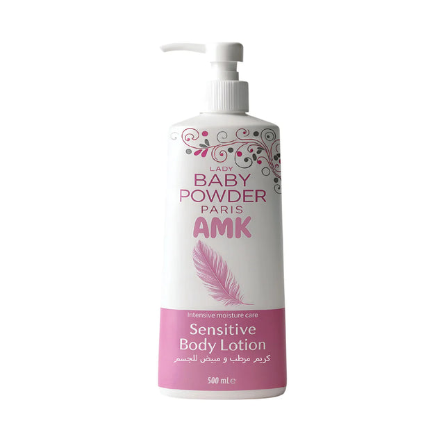 Lady Baby Powder AMK Sensitive Body Lotion 500ml