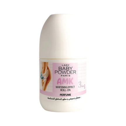 Lady Baby Powder AMK Whitening Effect Roll On 50ml