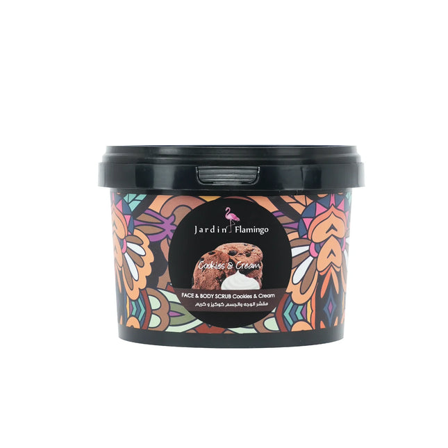 Jardin Flamingo Cookies And Cream Face And Body Scrub 400g