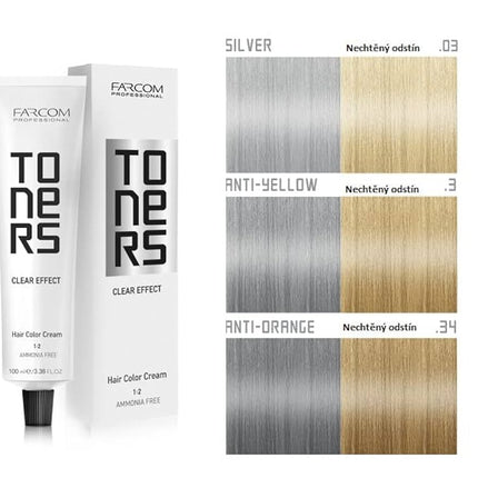 Farcom Toners Clear Effect Hair Color Cream