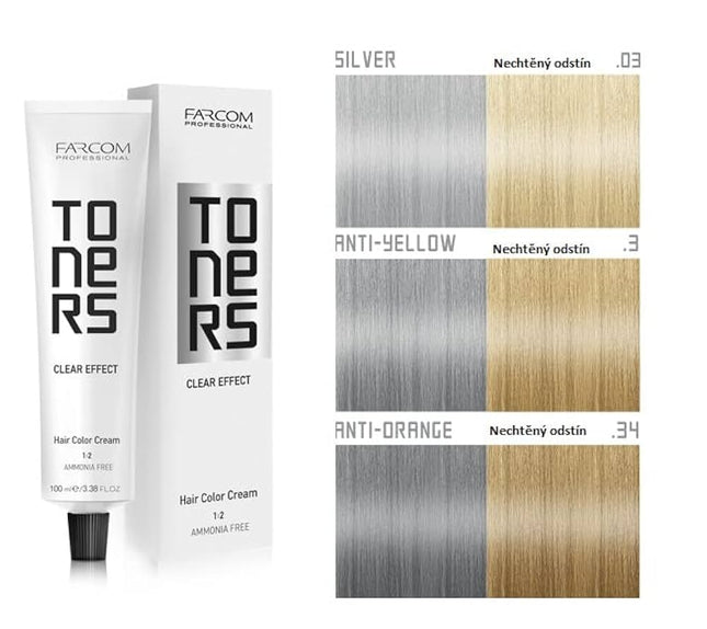 Farcom Toners Clear Effect Hair Color Cream