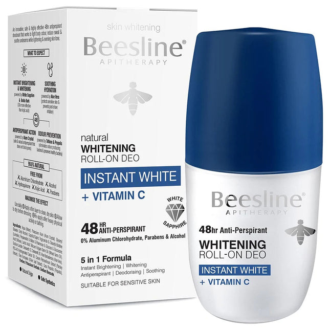 Beesline WHITE. Deo Roll-On Instant White + Vitamin C