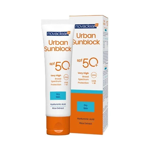 Novaclear Urban Sunblock Face Cream SPF 50+ Dry Skin Combination Skin 40ml