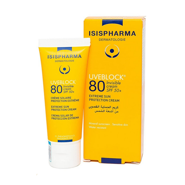 Isispharma UVEblock 80 Invisible Cream SPF50+