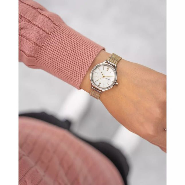 Skagen SKW2908 Anita Women’s Watch 30mm Silver Gold