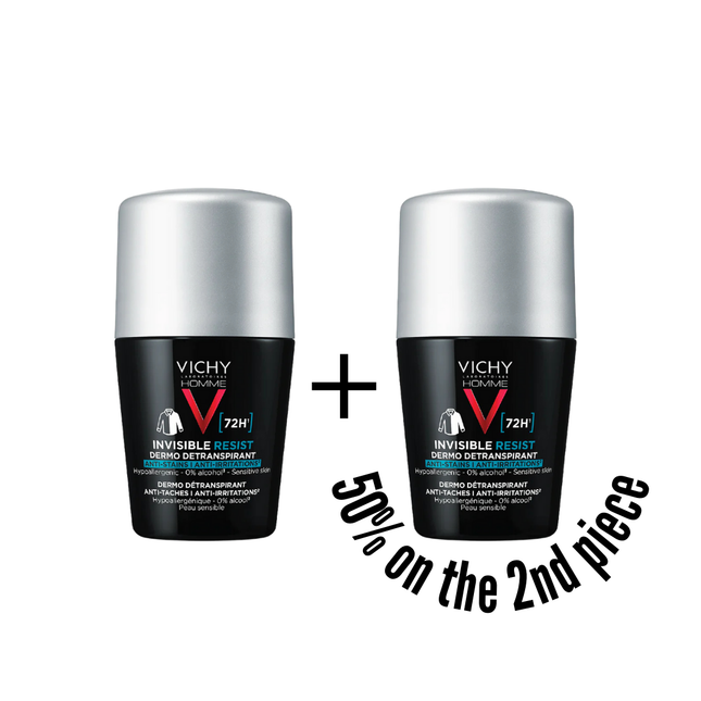 Vichy Invisible Resist 72H Deodorant For Men 50ml