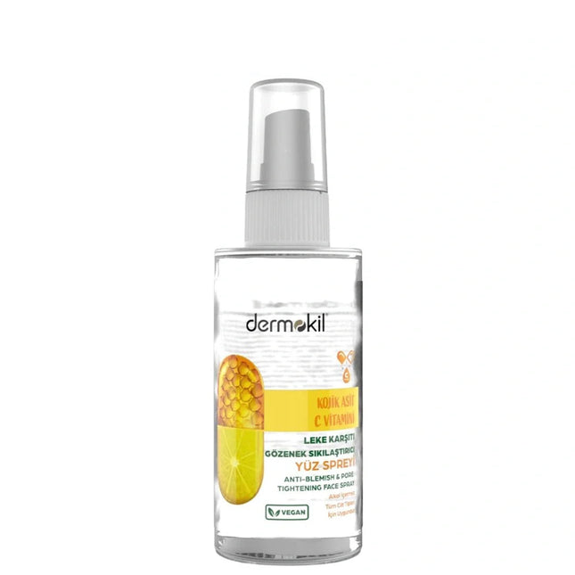 ديرموكيل - بخاخ مفتّح ومشدّ للوجه بحمض الكوجيك وفيتامين سي 50 مل