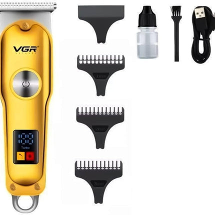 VGR Hair trimmer with Led display V-290