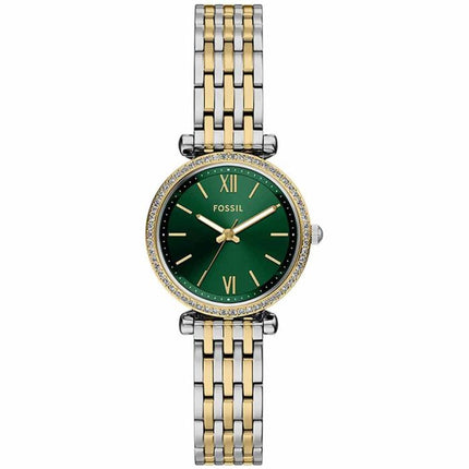 Fossil ES5439 Carlie Women's Watch 28mm Silver Gold