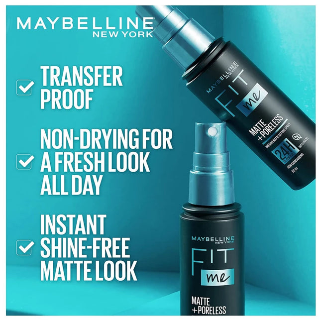 MAYBELLINE FIT ME MATT + PORELESS INSTANT MATTE SETTING SPRAY 60ML