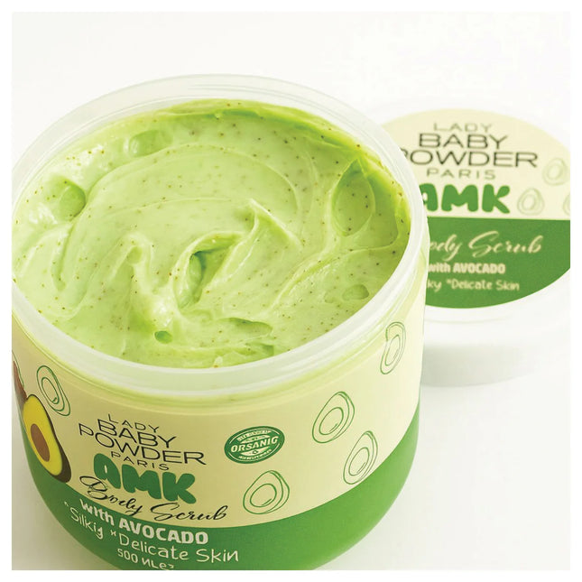 Lady Baby Powder AMK Body Scrub Avocado 500ml