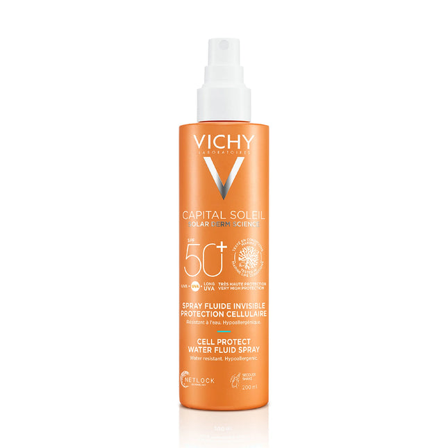 Vichy Capital Soleil Fluid Spray SPF50+ 200ml Invisible