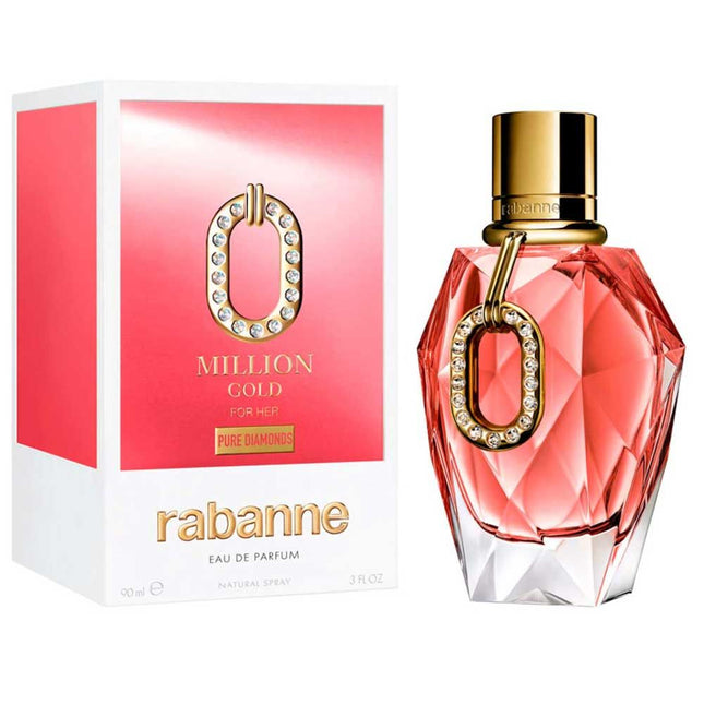 عطر مليون جولد بيور دايموندز أو دي بارفوم 90 مل للنساء