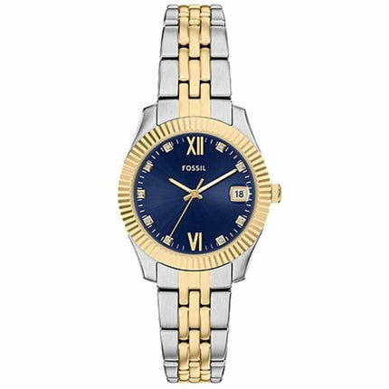 Fossil ES5443 Scarlette Women's Watch 32mm Silver Gold