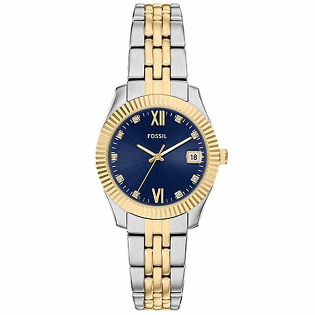 Fossil ES5443 Scarlette Women's Watch 32mm Silver Gold