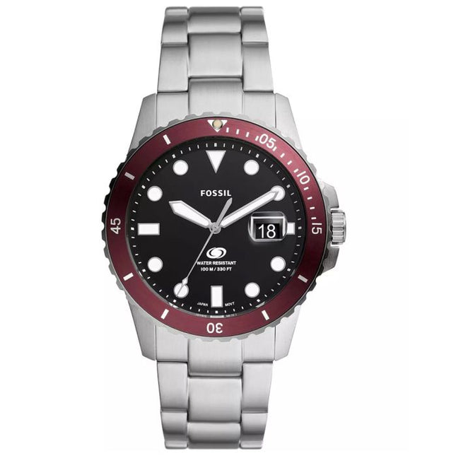 Fossil FS6013 Men’s Watch 42 Mm Silver