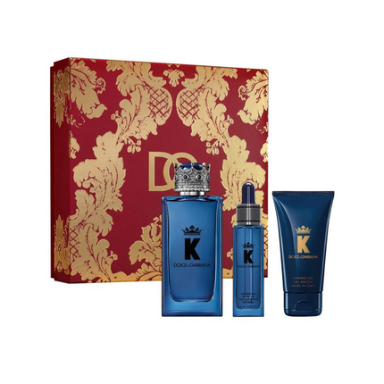 Dolce & Gabbana K EDP 100Ml + Beard Oil 25Ml + Shower Gel 50Ml Gift Set For Men