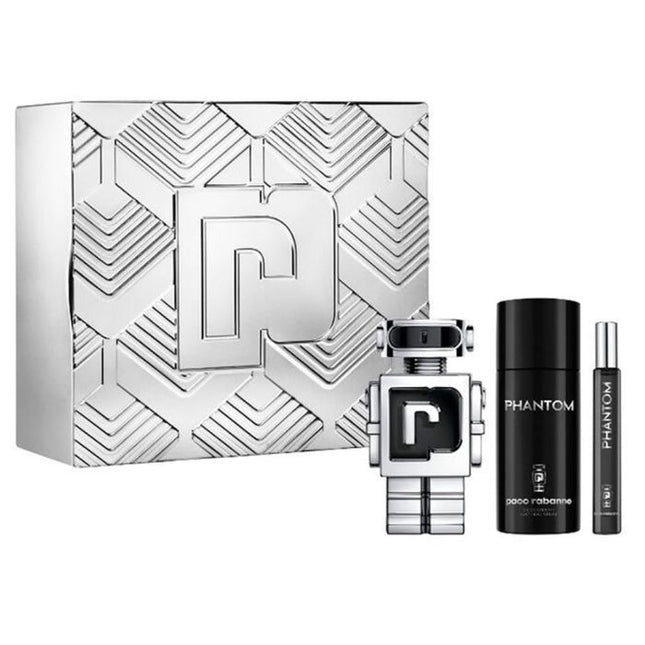 Rabanne Phantom EDT 100ML + EDT 10ML + Deodorant Spray 150ML Gift Set For Men