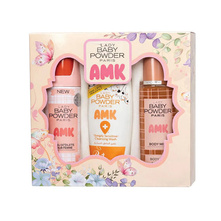 Lady Baby Powder AMK Ultimate Personal Care Set Tropical Scent