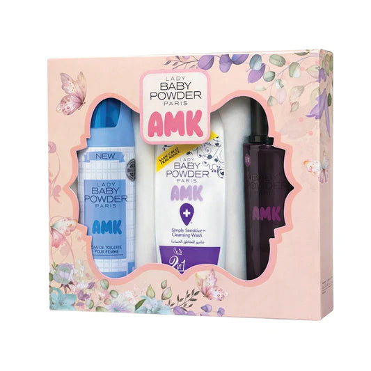 Lady Baby Powder AMK Ultimate Personal Care Set Lavender Scent