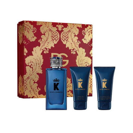 Dolce & Gabbana K EDP 100Ml + Shower Gel 50Ml + After Shave Balm 50Ml Gift Set For Men