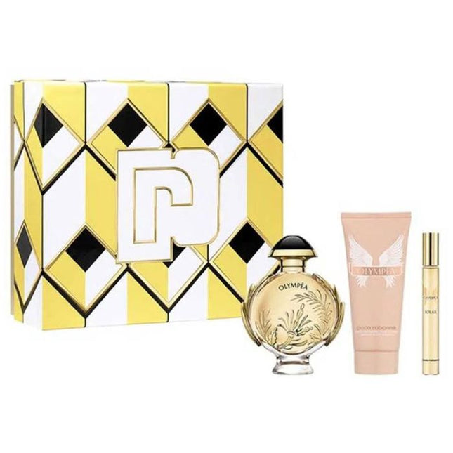 Rabanne Olympea Solar EDP 80ML + EDP 10ML + Body Lotion 100ML Gift Set For Women