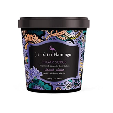 Jardin Flamingo Lavender Oil Body Sugar Scrub 600g