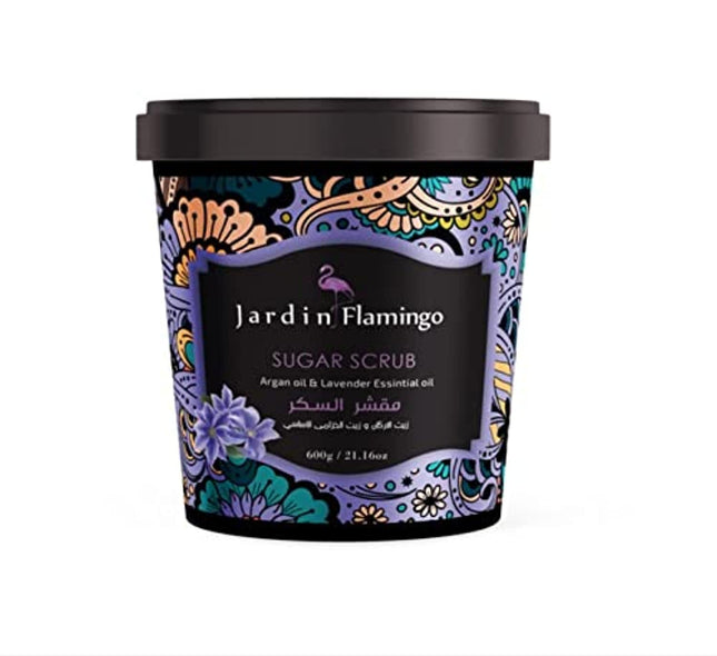 Jardin Flamingo Lavender Oil Body Sugar Scrub 600g