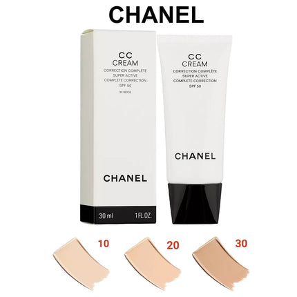 CHANEL CC CREAM BEIGE SPF50 / 30ML SUPER ACTIVE SHADES