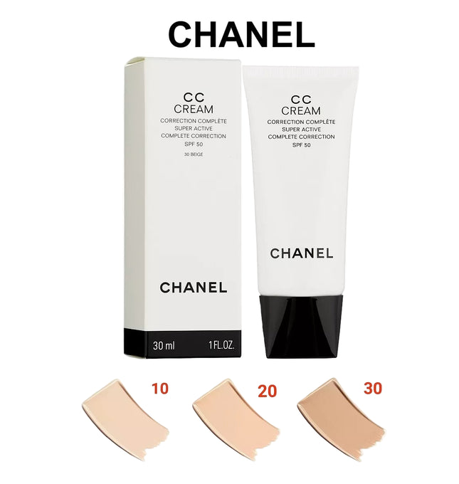 CHANEL CC CREAM BEIGE SPF50 / 30ML SUPER ACTIVE SHADES