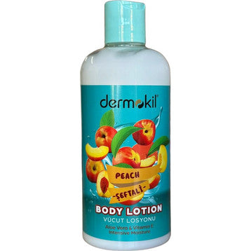 لوشن الجسم بالخوخ من ديرموكيل 500 مل