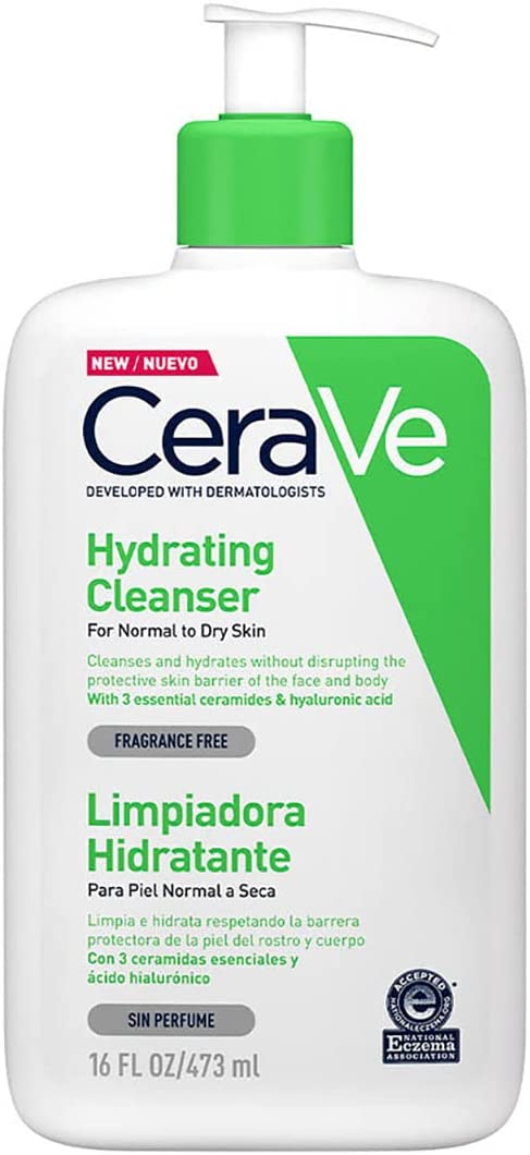 CeraVe Hydrating Cleanser For Normal To Dry Skin 473ml
