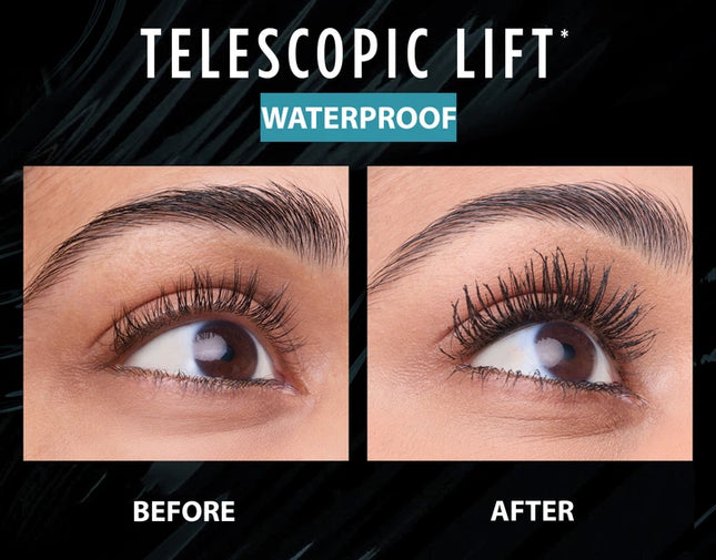 LOREAL PARIS Telescopic Lift Waterproof Mascara Black – Lengthening & Lifting Mascara