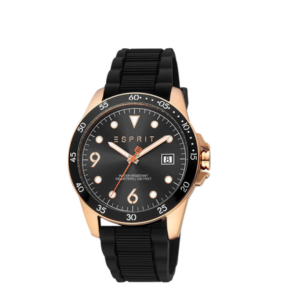 ESPRIT MEN'S LEO II FASHION QUARTZ BLACK WATCH