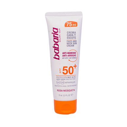 باباريا واقي الشمس للوجه SPF50 + مضاد للتصبغات  75مل