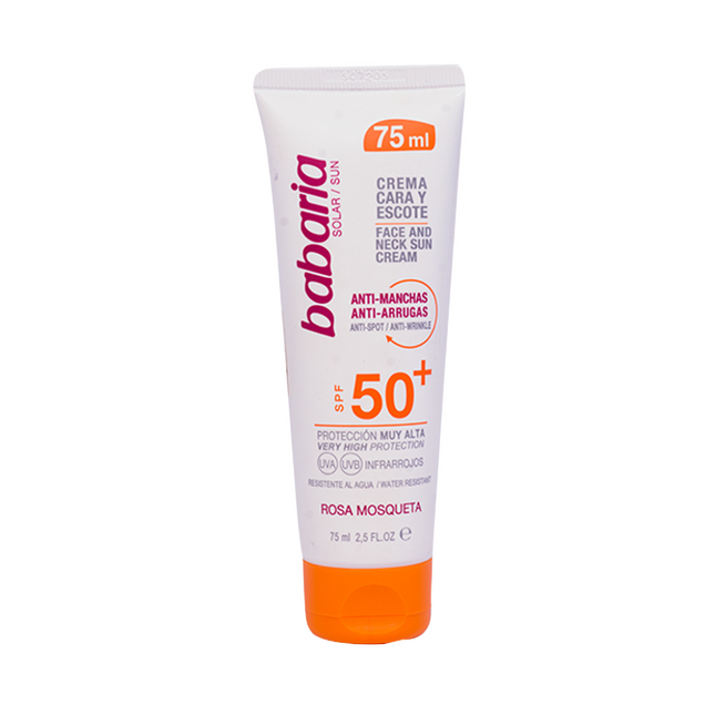 باباريا واقي الشمس للوجه SPF50 + مضاد للتصبغات  75مل
