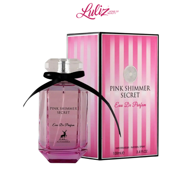 عطر لطافة ميزون الحمرا للنساء بينك شيمر سيكرت او دي بارفان 100 مل