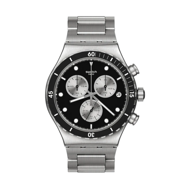Swatch Dark Irony YVS487G Watch For Men
