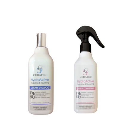 Ceratec Hydra Active Leave-In-Conditioner 250ml & Shampoo 250ml