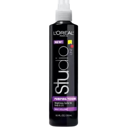 L'Oreal Paris Studio Line Pumping Volume Max Volume Weightless Spritz 250ml - Extreme Holding
