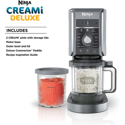Ninja CREAMi Deluxe 10-in-1 Ice Cream and Frozen Drink Maker NC501UK