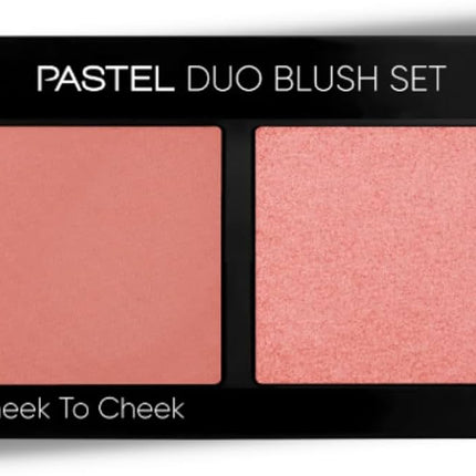 Pastel Duo Blush Set Cheek To Cheek - 10 Hot Pink