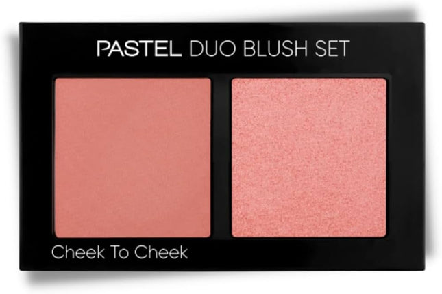Pastel Duo Blush Set Cheek To Cheek - 10 Hot Pink
